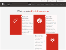 Tablet Screenshot of proinf.com